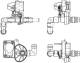 Solenoid Valve, air conditioning - AVS4000P MAHLE - 351341051, 81.61980.0050, 81.61980.0051