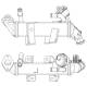 Cooler, exhaust gas recirculation - CE19000P MAHLE - 147350782R, 376747-561, 8200910446