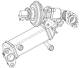 Cooler, exhaust gas recirculation - CE9000P MAHLE - 11717805189, 376745-361, 7805189