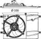 Fan, radiator - CFF182000P MAHLE - 069422575010, 1253P2, 351040341
