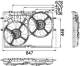 Lüfter, Motorkühlung - CFF192000P MAHLE - 0001393263080, 069422577010, 351040611