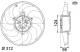 Fan, radiator - CFF214000P MAHLE - 351041261, 47911, 6395000593