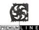 Fan, radiator - CFF285000P MAHLE - 069422562010, 21481AY610, 351043701