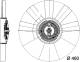 Lüfter, Motorkühlung - CFF443000P MAHLE - 048220N, 062121302, 111230