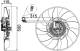 Fan, radiator - CFF469000P MAHLE - 376757521, 4003301, 47867