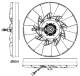 Fan, radiator - CFF478000P MAHLE - 21983183, 376782-411, 7025411