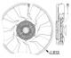 Fan, radiator - CFF516000P MAHLE - 20005424, 376911-591, A9632001523