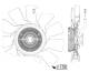 Fan, radiator - CFF528000P MAHLE - 120.556.00A, 1776551, 20005280