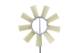 Fan Wheel, engine cooling - CFW18000P MAHLE - 0032051306, 0340200019, 128063N