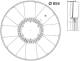 Fan Wheel, engine cooling - CFW57000P MAHLE - 0000504069656, 376791291, 49842