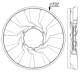 Fan Wheel, engine cooling - CFW88000P MAHLE - 20005182, 376912-451, 51.06601-0300