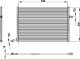 Low Temperature Cooler, intercooler - CIR26000P MAHLE - 0995001903, 376908-121, A0995001903
