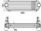 Ladeluftkühler - CI168000P MAHLE - 097000N, 1406195, 18004443