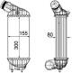 Ladeluftkühler - CI199000P MAHLE - 0384.N2, 0384P3, 167015N