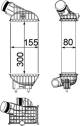 Ladeluftkühler - CI212000P MAHLE - 0384P8, 067015N, 105677