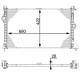 Ladeluftkühler - CI222000P MAHLE - 376747-571, 9095010000, 8MK376747-571