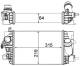 Ladeluftkühler - CI235000P MAHLE - 1302140, 1302214, 30469