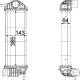 Ladeluftkühler - CI244000P MAHLE - 187028N, 30468, 351319202940