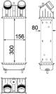 Ladeluftkühler - CI261000P MAHLE - 0384N1, 30508, 351319203000
