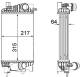 Intercooler, charger - CI262000P MAHLE - 1202142, 30549, 351319203020