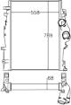 Ladeluftkühler - CI269000P MAHLE - 07063009, 10899, 137370N