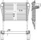Intercooler, charger - CI38000P MAHLE - 00000504289365, 376715241, 96184