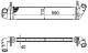 Ladeluftkühler - CI495000S MAHLE - 105784, 15004006, 30255