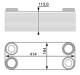 Oil Cooler, automatic transmission - CLC14000P MAHLE - 11033628, 376715-855, 110336286