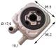 Oil Cooler, engine oil - CLC165000S MAHLE - 046004N, 059117021B, 0710.4004