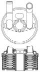 Oil Cooler, automatic transmission - CLC184000S MAHLE - 001409061, 376797001, 438M02A