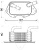 Ölkühler, Motoröl - CLC186000S MAHLE - 046019N, 06E117021G, 113788