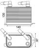 Oil Cooler, automatic transmission - CLC228000P MAHLE - 376924211, 6H427R095AB, LR013046