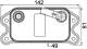 Ölkühler, Motoröl - CLC73000P MAHLE - 30713758, 376747181, 51046