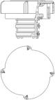Cap, coolant tank - CRB21000P MAHLE - 12205, 1719167, 2140046