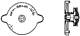 Verschlussdeckel, Kühler - CRB9000P MAHLE - 0005010015, 376742021, 750980N