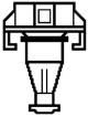 Bolt, radiator cap - CRX56000S MAHLE - 376779061