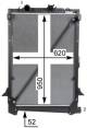 Radiator, engine cooling - CR1047000S MAHLE - 0238.3009, 108M06, 136013