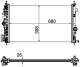Radiator, engine cooling - CR1103000P MAHLE - 01073129, 020M72, 121149