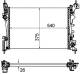 Radiator, engine cooling - CR1121000P MAHLE - 0104.3158, 060024N, 09002261