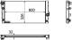 Radiator, engine cooling - CR1148000P MAHLE - 050055N, 06002354, 17107562587