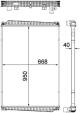 Radiator, engine cooling - CR1149000P MAHLE - 260017N, 376755391, 67193