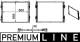 Radiator, engine cooling - CR1175000P MAHLE - 0222.2008, 0440117, 111246