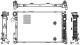 Radiator, engine cooling - CR1176000S MAHLE - 120101N, 2045001203, 30002546