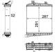 Radiator, engine cooling - CR1186000P MAHLE - 170007N, 376756391, 53007