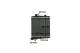 Radiator, engine cooling - CR1186000P MAHLE - 170007N, 376756391, 53007