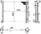 Radiator, engine cooling - CR1190000P MAHLE - 01073146, 020M82, 105683