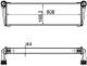 Radiator, engine cooling - CR1195000P MAHLE - 170008N, 376756541, 53009