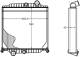 Radiator, engine cooling - CR1223000P MAHLE - 0211.2008, 102425, 280016N