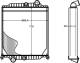 Radiator, engine cooling - CR1225000P MAHLE - 0211.2010, 20555291, 280014N