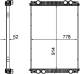 Radiator, engine cooling - CR1258000P MAHLE - 0516255002, 376761551, 733557